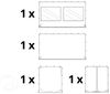 3x6 m Faltpavillon, ECONOMY Alu 32mm, Seitenteile mit Panoramafenstern, dunkelgrau Bild 3