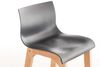 Barhocker DELHI - Grau, Holz Barhocker mit Lehne Barstuhl Tresenhocker Tresenstuhl Kneipenhocker Kneipenstuhl Bild 5