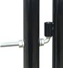 vidaXL Schwarzes Einzeltor für Zäune 100 x 150 cm 141687 Bild 3