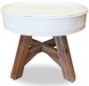 vidaXL Couchtisch Altholz Massiv 60x45 cm Weiß 244820 Bild 2