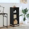vidaXL Bücherregal Schwarz 40x35x107,5 cm Holzwerkstoff 849109 Bild 3