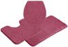OTTO home Badematte Inga, Badezimmer Teppich, Badvorleger, Höhe 20 mm, rutschhemmend beschichtet, schnell trocknend, strapazierfähig, fußbodenheizungsgeeignet, Polyester, rechteckig, 3tlg Set Stand WC, Badteppich, unifarben, weich, als halbrund und rec... Bild 2