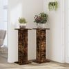 vidaXL Pflanzenständer 2 Stk. Räuchereiche 30x30x80 cm Holzwerkstoff 3307868 Bild 3