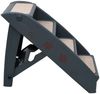 vidaXL Hundetreppe mit 4 Stufen Klappbar Dunkelgrau 171172 Bild 4