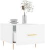 vidaXL Couchtische 2 Stk. Hochglanz-Weiß 50x50x40 cm Holzwerkstoff 829369 Bild 4