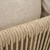 Kansas Din. Bank, taupe Edelstahl, Gefl, m. Kis Bild 2