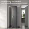 Home Collective Mehrzweckschrank Schmaler Schrank 40 cm breit mit 1 Tür & 4 Einlegeböden (Universalschrank Haushaltsschrank für Haushalt, Flur, Büro oder Schlafzimmer) 40x35x184 cm (BxTxH), Anthrazit Bild 4