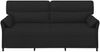 vidaXL 3-Sitzer-Sofa Schwarz 198 x 83 x 95 cm Stoff 42033913 Bild 3