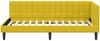 vidaXL Eckbettgestell mit Kopfteil Gelb 90 cm x 200 cm Samt 42016434 Bild 5