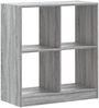vidaXL Bücherregal Grau Sonoma 68,5x32x75 cm Holzwerkstoff 852812 Bild 2