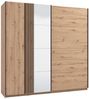 INOSIGN Schwebetürenschrank Ascalon, mit Spiegel und Lamellen 3D, FSC-zertifiziert, Made in Europe 220x61x217,5cm, 3 verschiedene Innenaussattungen-individuell wählbar Bild 2