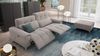 Sofanella 3-Sitzer SALENTO Stoffcouch Stoffsofa hochwertig in Gelb M: 218 Breite x 100 Tiefe Bild 5