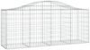 vidaXL Gabionen mit Hochbogen 5 Stk. 200x50x80/100 cm Verzinktes Eisen 3145622 Bild 3