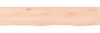 vidaXL Wandregal 100x20x2 cm Massivholz Eiche Unbehandelt 363557 Bild 4