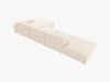 Micadoni Ecksofa Jodie 5-Sitzer Rechts Samt Bluvel Helles Beige Bild 4
