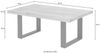 Home affaire Couchtisch Tristan, aus Massivholz Eiche mit Baumkante Bild 2