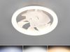 Moderne LED Deckenleuchte PAJALA mit Ventilator und Fernbedienung Ø 40cm Bild 3
