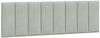 vidaXL Bett mit Matratze "Hanko" Hellgrau 160x200 cm Samt 3208604 Bild 5