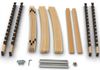 Lattenrost >Nova< in naturfarben-anthrazit, Holz - 200x120x7cm (LxBxH) Bild 3