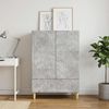 vidaXL Sideboard Betongrau 66 x 34,5 x 95 cm Holzwerkstoff 895128 Bild 3