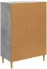 vidaXL Sideboard Betongrau 66 x 34,5 x 95 cm Holzwerkstoff 895128 Bild 5