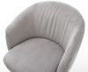 Freischwinger Caja-Flex mit Armlehnen Cord Silbergrau Freischwinger flach Effektfinish Titan Taschenfederkern Bild 4