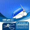 KESSER® Pool Solarabdeckplane | Solarfolie Stärke 120µm | Solarabdeckung Solarplane zuschneidbar | Poolsolarplane Solar Folie inkl. 1x Schere, 1x Lochzange & 12x Ösen | Poolheizung für Wassererwärmung Blau, 300 x 200cm Bild 2