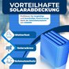 KESSER® Pool Solarabdeckplane | Solarfolie Stärke 120µm | Solarabdeckung Solarplane zuschneidbar | Poolsolarplane Solar Folie inkl. 1x Schere, 1x Lochzange & 12x Ösen | Poolheizung für Wassererwärmung Blau, 300 x 200cm Bild 4