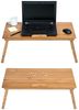 tectake Schreibtisch Laptoptisch (1-St, 1 tlg), Neigungswinkel der Arbeitsfläche in 4 Stufen verstellbar Bild 4
