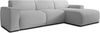 AX LIVING Couch Sofa L Form Didim mini Hellgrau 310 cm breit, stilvoll R Bild 3