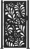 vidaXL Gartentor Schwarz 100x175 cm Stahl Wellendesign 4100972 Bild 3