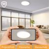 Nettlife LED Deckenleuchte Badezimmer Flach 30CM 24W Rund Weiß, Nicht Dimmbar, LED fest integriert, Warmweiß, Küchenlampe für Flur Küche Schalfzimmer Klassenzimmer Bild 3