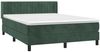 vidaXL Boxspringbett mit Matratze Dunkelgrün 140x190 cm Samt 3131078 Bild 3