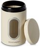ECHTWERK stilvolle Vorratsdosen 3er Set-Creme, zur Aufbewahrung von Mehl/Zucker/Müsli/Tee, Metalldose mit Luftdichtem Deckel und großem Sichtfenster, Fassungsvermögen 1, 4L, Iron, 3 Bild 3