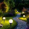 2er Set LED Solar Kugel Steckleuchten für Ihren Außenbereich Bild 5