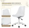 ANYSUN Drehstuhl Bürostuhl mit transparenter Rückenlehne,drehstuhl, bürostuhl (höhenverstellbar, Moderner Polster Stuhl,gleitende Rollen), Minimalistisches Design ideal für Wohnzimmer, Schlafzimmer, Büro Bild 4