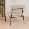 Bronx71 Sessel Espen mit Hocker recycelter Stoff beige Bild 4