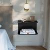 Wandnachttisch Notodden Stahl 40x23x23 cm Schwarz [en. casa] Bild 3