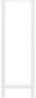 vidaXL Bartischbeine Weiß 2 Stk. 50x(110-111) cm Stahl 4013353 Bild 5