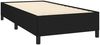 vidaXL Boxspringbett mit Matratze Schwarz 90x200 cm Stoff, Härtegrad: H2 [3127855] Bild 4