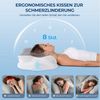 Elegear Nackenstützkissen Nackenkissen orthopädisches kissen kühlend ergonomisches kopfkissen, Füllung: Memory-Schaum, Bezug: Hautfreundlicher Kühlbezug, Seitenschläfer, Bauchschläfer, Rückenschläfer, nackenstützkissen, kopfkissen gegen Nacken-und Schu... Bild 2