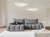 Selsey 'Dandelino' Ecksofa mit Schlaffunktion, Stauraum und Bouclé-Bezug, grau, links, 80 x 275 x 168 cm Bild 2
