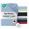 Komfortec Spannbettlaken Jersey Spannbettuch, 90x200, 140x200, 160x200, 180x200 oder 200x200 cm, 100% Baumwolle (135 g/m), Gummizug: Rundum, (1 Stück), OEKO-TEX® Standard 100 Zertifisiert, für Matratzen bis 25 cm Höhe Bild 4