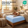 Komfortec Spannbettlaken Jersey Spannbettuch, 90x200, 140x200, 160x200, 180x200 oder 200x200 cm, 100% Baumwolle (135 g/m), Gummizug: Rundum, (1 Stück), OEKO-TEX® Standard 100 Zertifisiert, für Matratzen bis 25 cm Höhe Bild 3