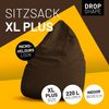 Lumaland 'Luxury XL Plus' Sitzsack, Braun, Polyester, 220 l Bild 2
