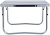 vidaXL Klappbarer Campingtisch Weiß Aluminium 60 x 40 cm 48185 Bild 3