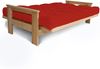 Marior HOME 'MEXICO' Klappsofa, Buchenholz, Unbehandelt, Rot Bild 2