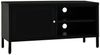 vidaXL TV-Schrank Schwarz 90x30x44 cm Stahl und Glas 336055 Bild 2