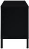 vidaXL TV-Schrank Schwarz 90x30x44 cm Stahl und Glas 336055 Bild 4