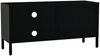 vidaXL TV-Schrank Schwarz 90x30x44 cm Stahl und Glas 336055 Bild 5